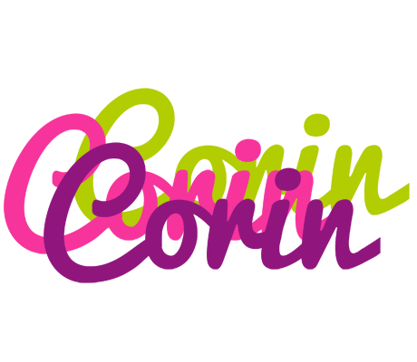 Corin flowers logo