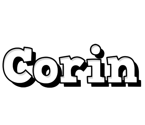 Corin snowing logo