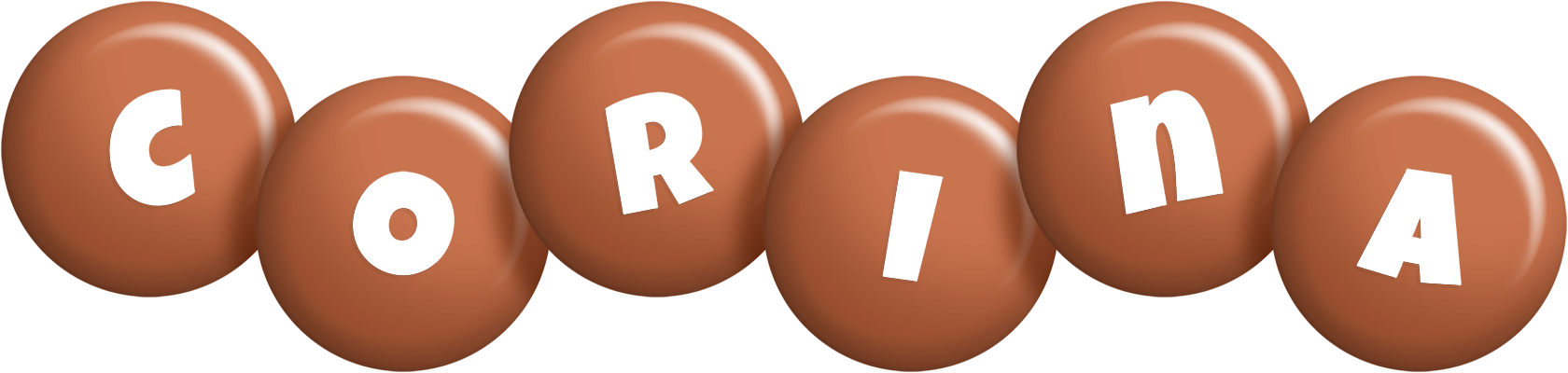 Corina candy-brown logo