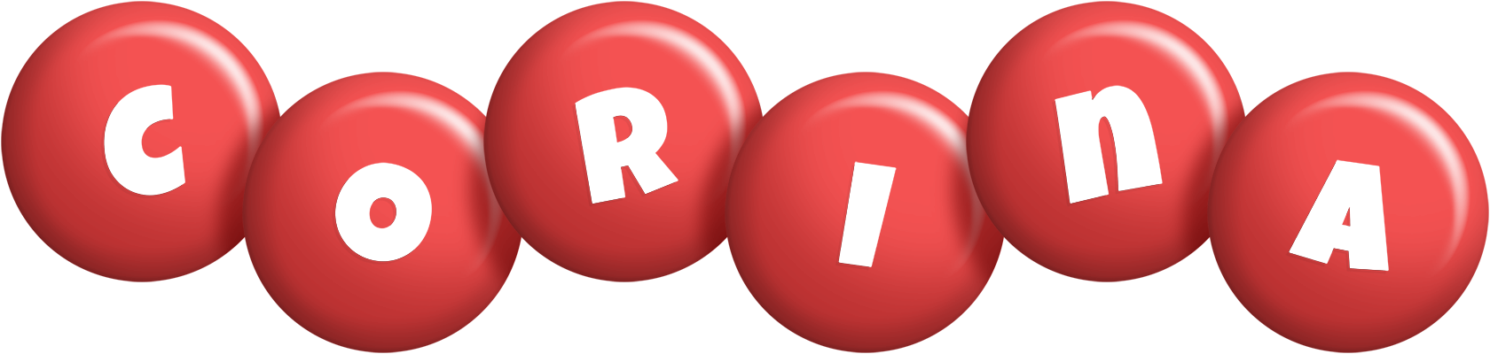 Corina candy-red logo