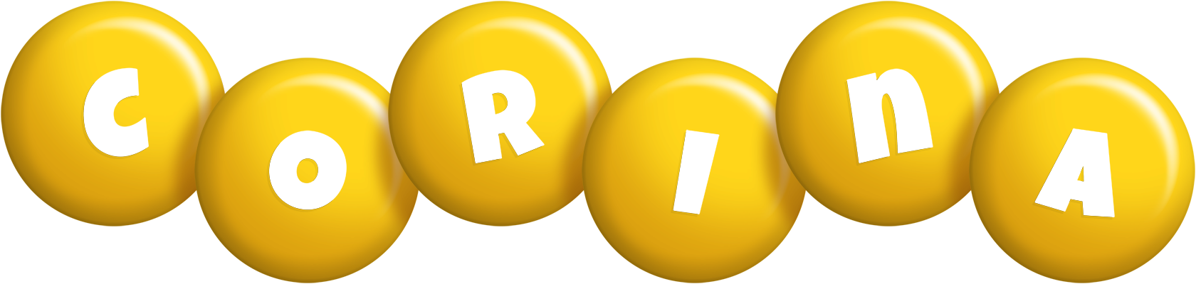 Corina candy-yellow logo