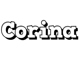 Corina snowing logo