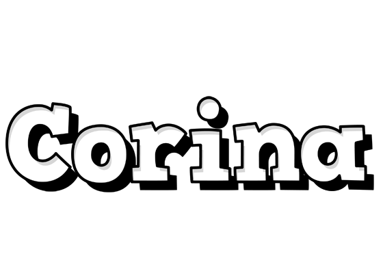 Corina snowing logo