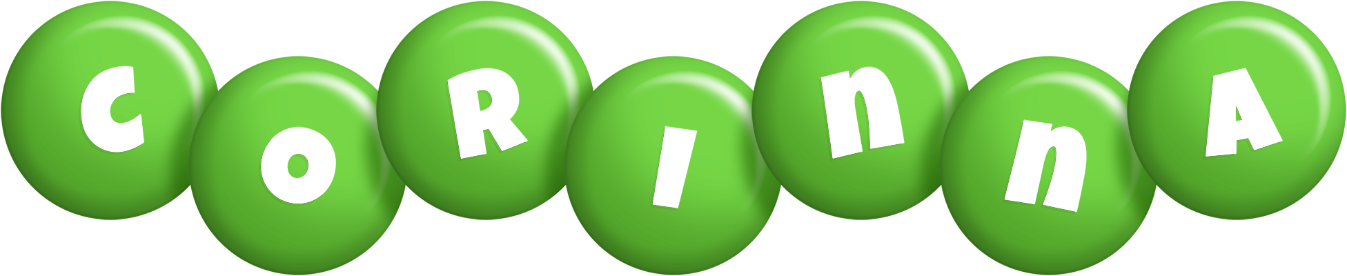 Corinna candy-green logo