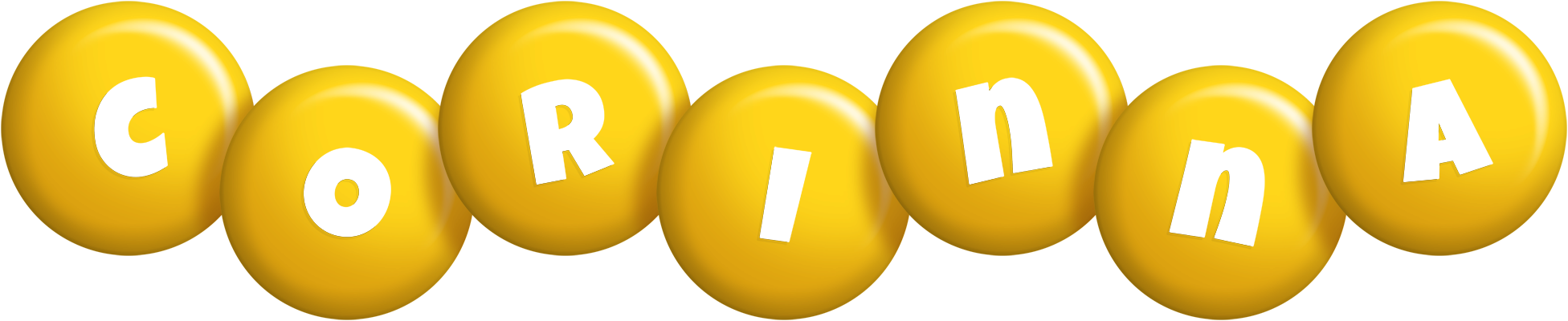 Corinna candy-yellow logo