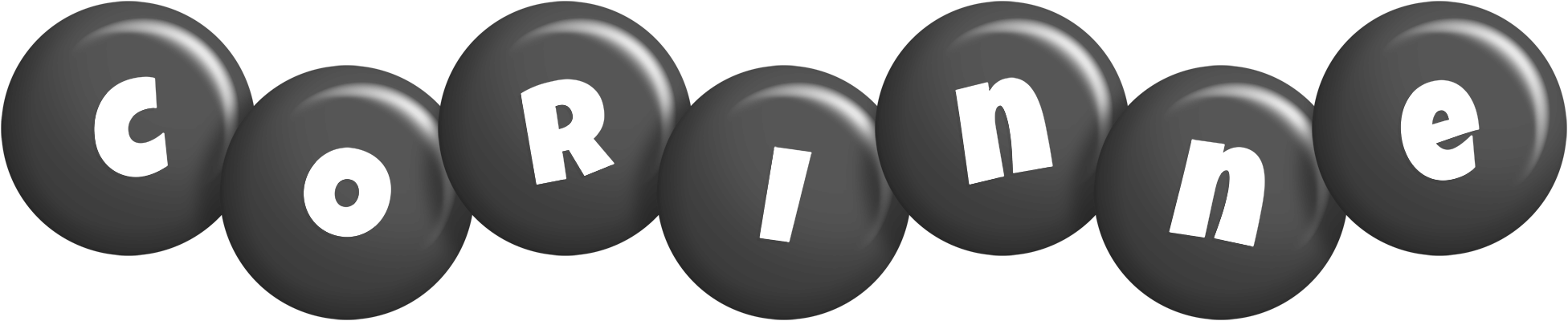 Corinne candy-black logo