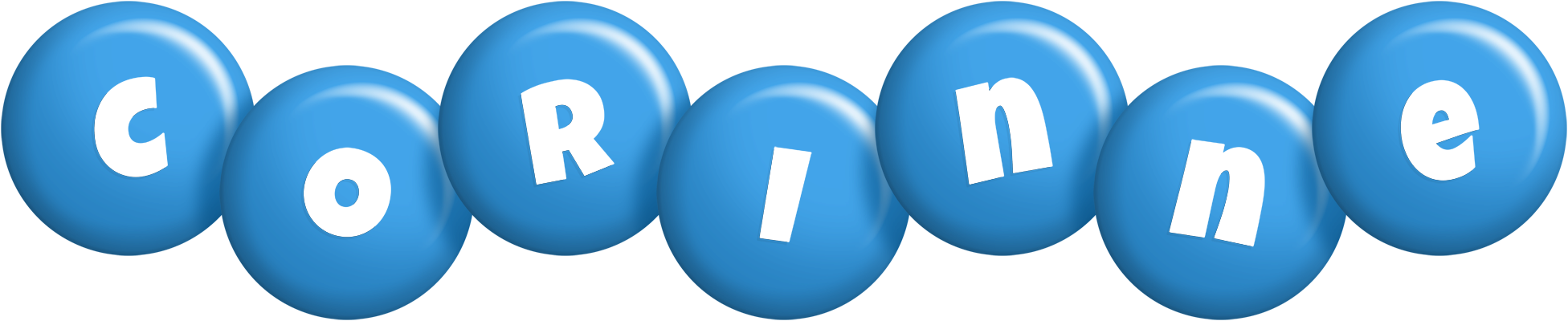 Corinne candy-blue logo