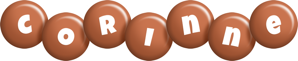 Corinne candy-brown logo