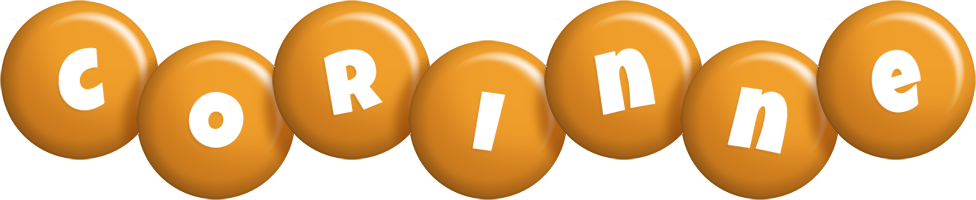 Corinne candy-orange logo