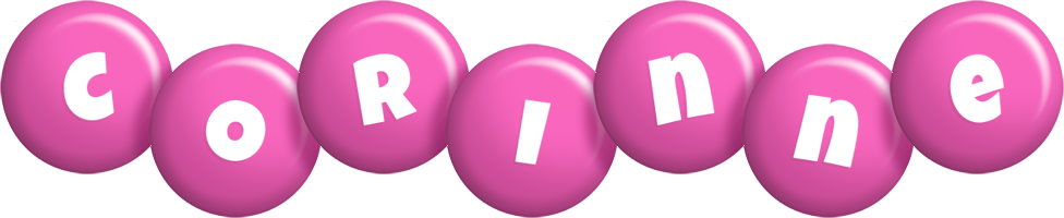 Corinne candy-pink logo