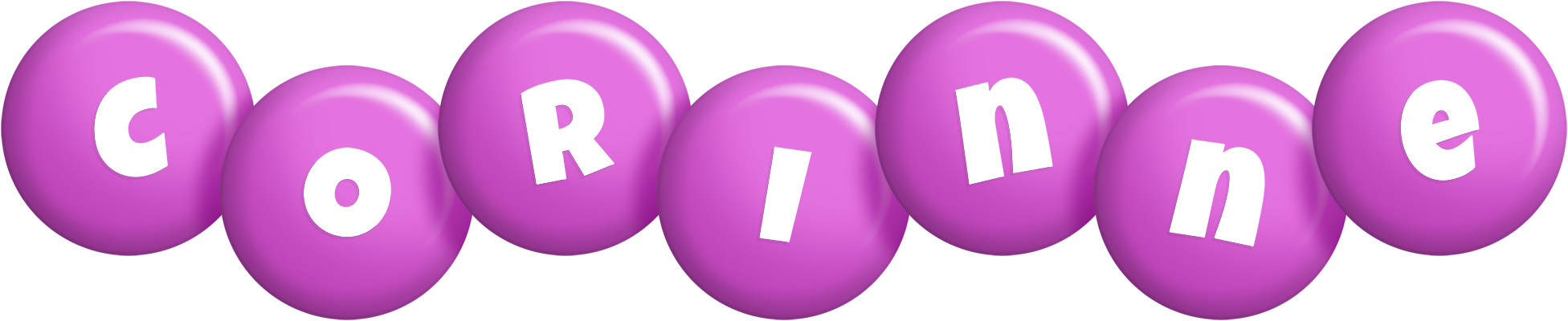 Corinne candy-purple logo