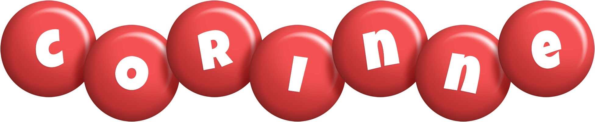 Corinne candy-red logo
