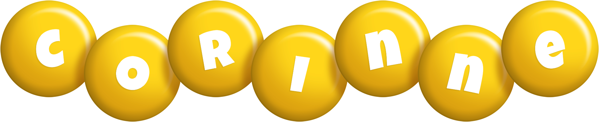 Corinne candy-yellow logo