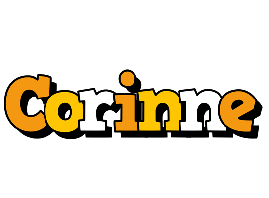 Corinne cartoon logo