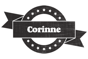 Corinne grunge logo