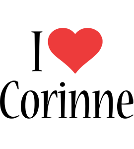 Corinne i-love logo