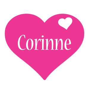 Corinne love-heart logo