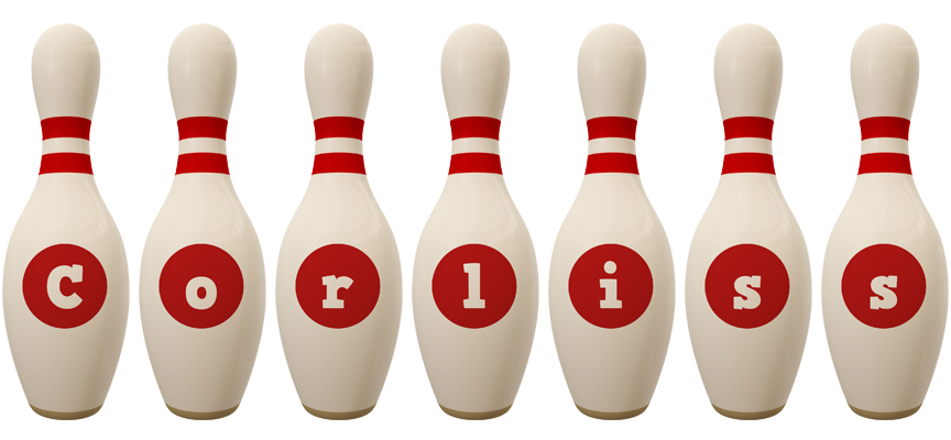 Corliss bowling-pin logo