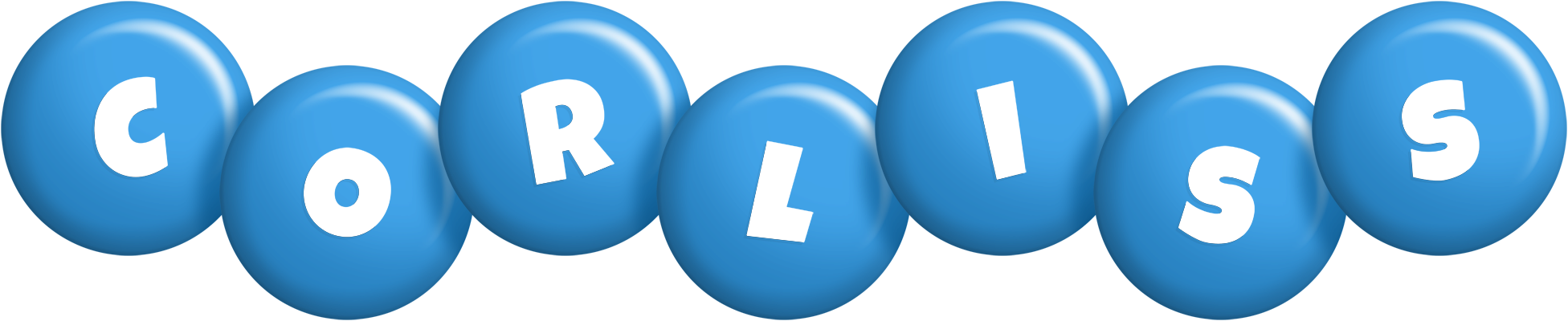Corliss candy-blue logo