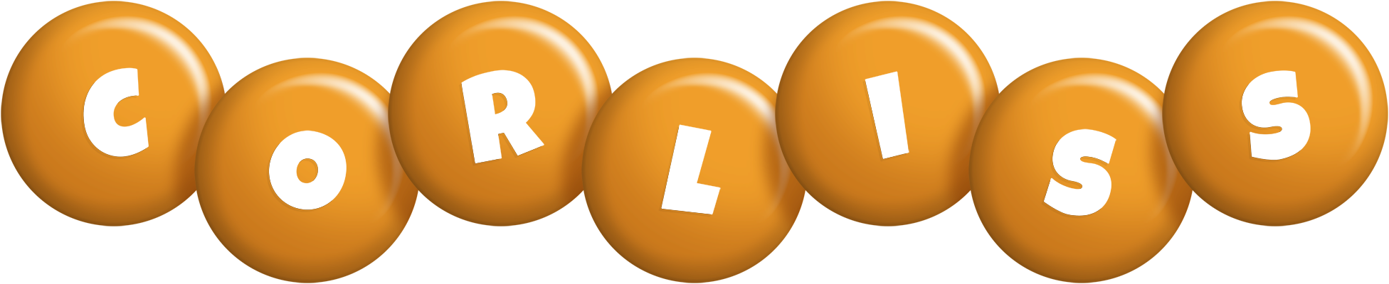 Corliss candy-orange logo
