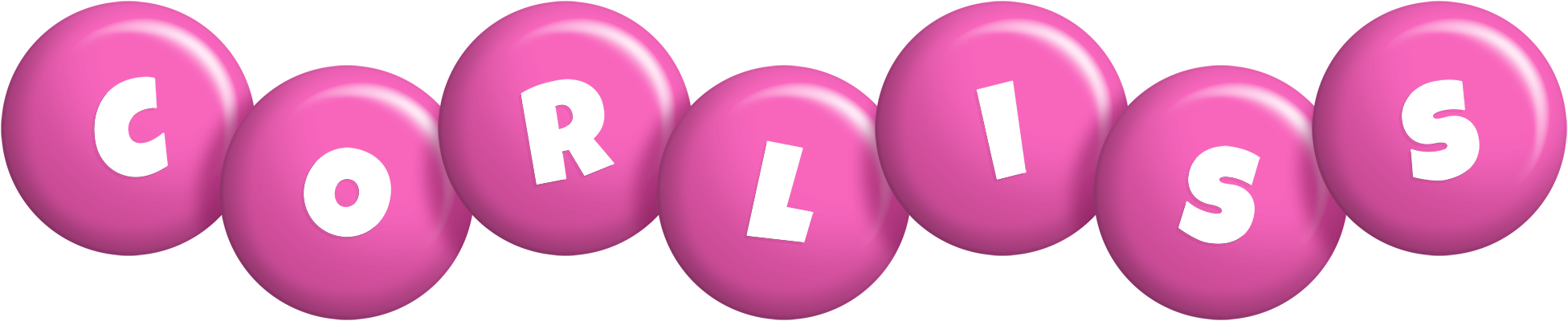 Corliss candy-pink logo
