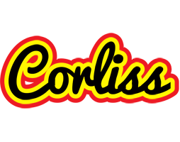 Corliss flaming logo