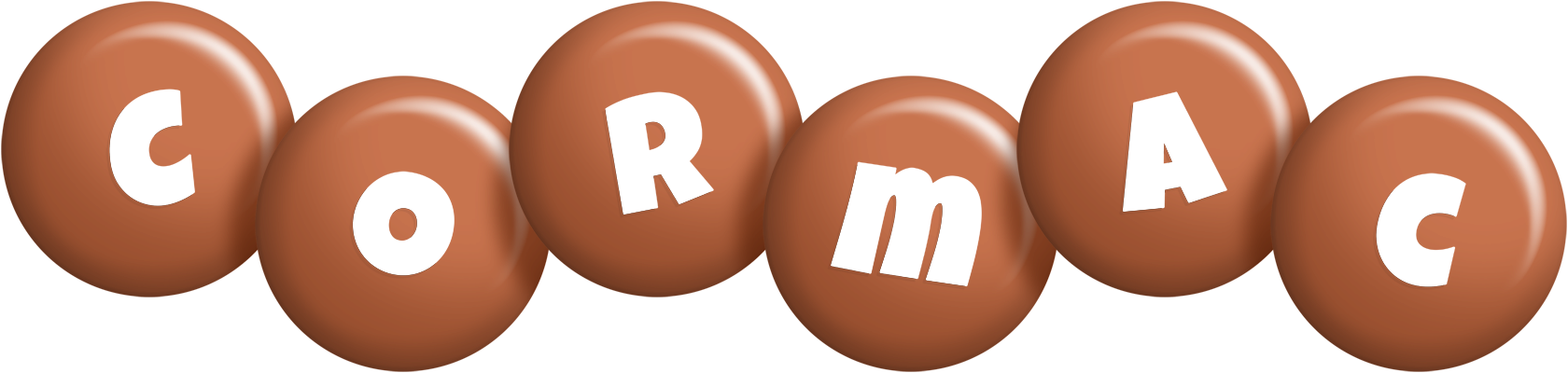 Cormac candy-brown logo