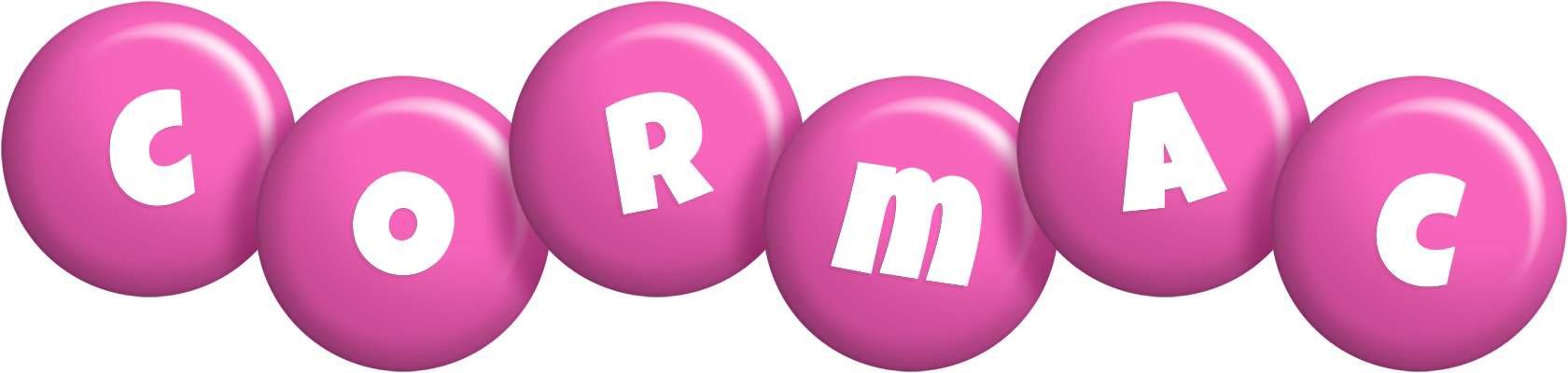 Cormac candy-pink logo
