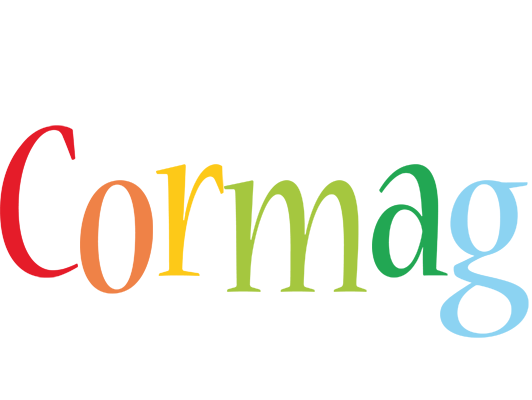 Cormag birthday logo