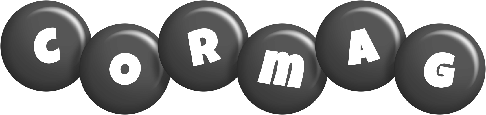 Cormag candy-black logo