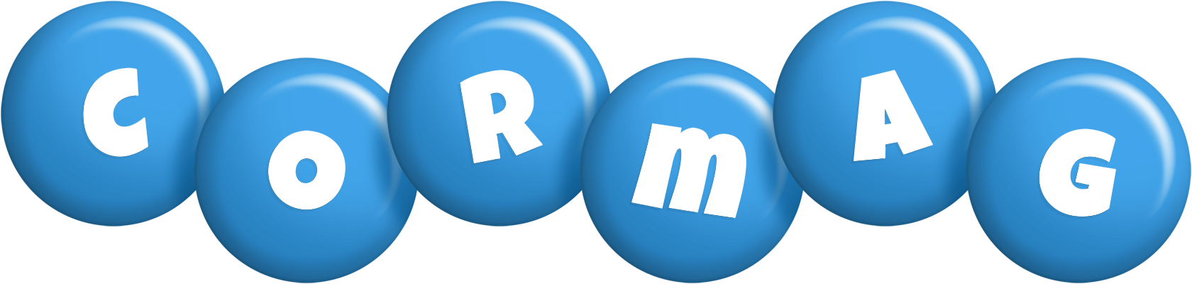 Cormag candy-blue logo