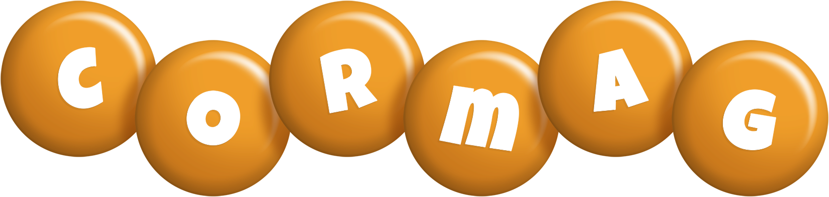 Cormag candy-orange logo