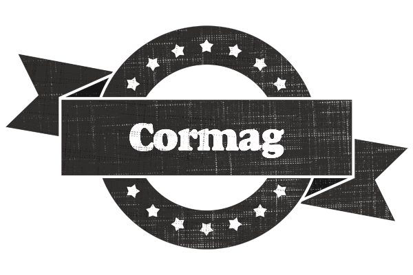 Cormag grunge logo