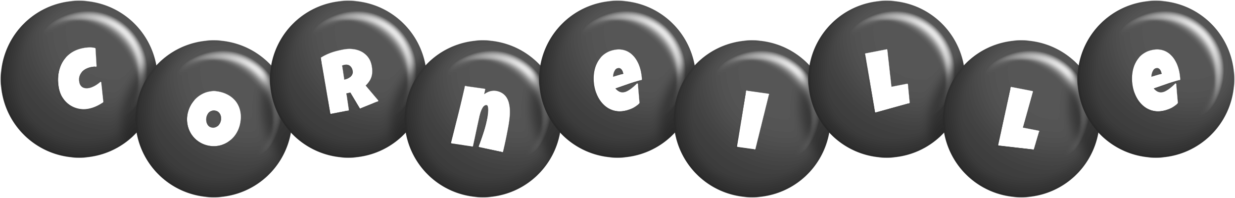Corneille candy-black logo
