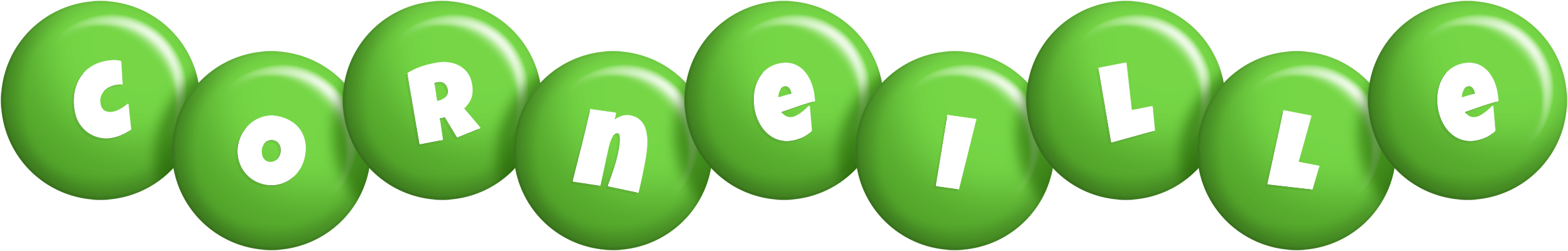 Corneille candy-green logo