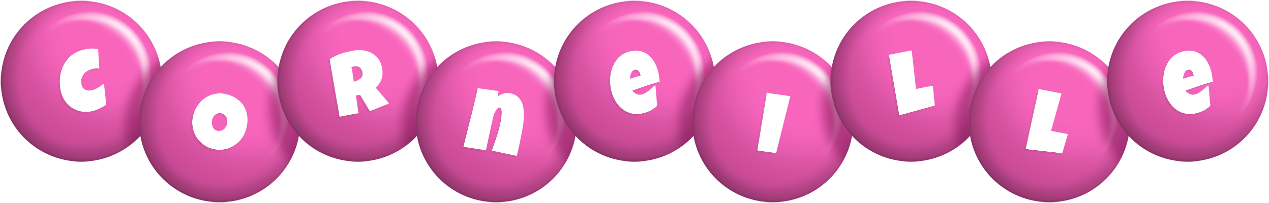 Corneille candy-pink logo