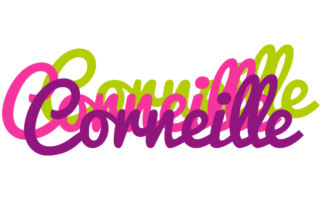 Corneille flowers logo