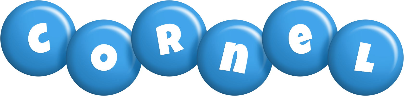 Cornel candy-blue logo