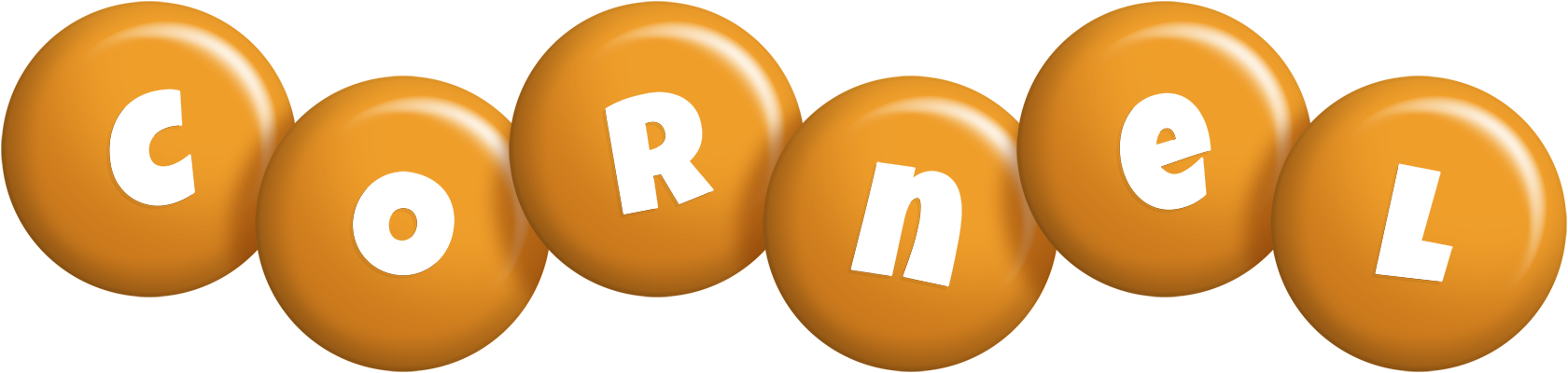 Cornel candy-orange logo