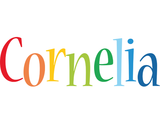 Cornelia birthday logo