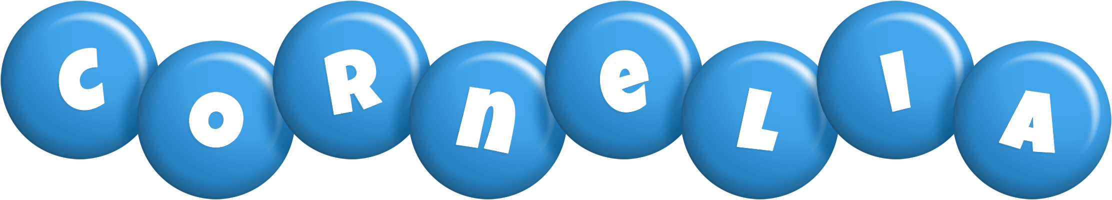 Cornelia candy-blue logo