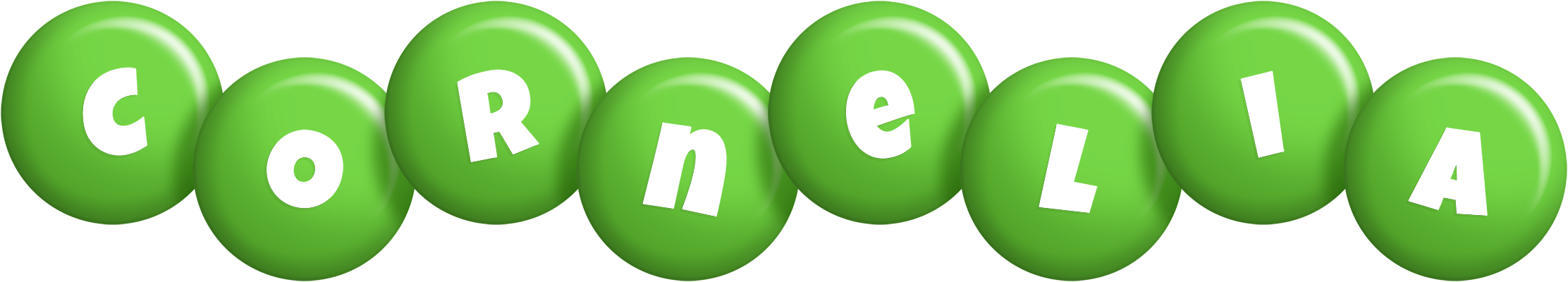 Cornelia candy-green logo