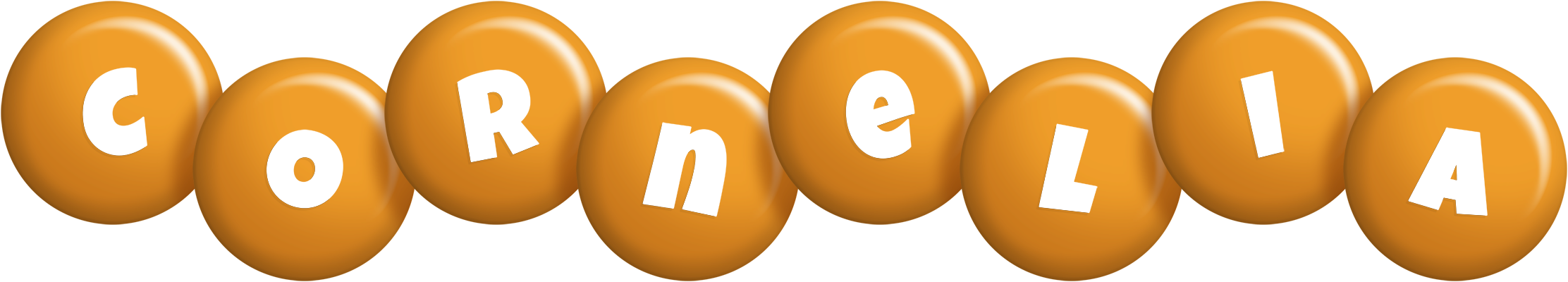 Cornelia candy-orange logo