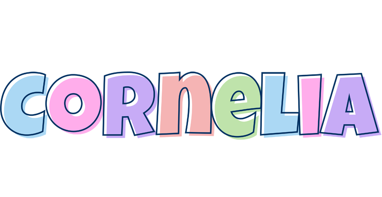 Cornelia pastel logo