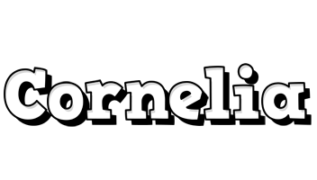 Cornelia snowing logo