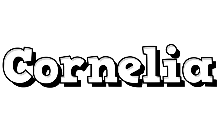 Cornelia snowing logo