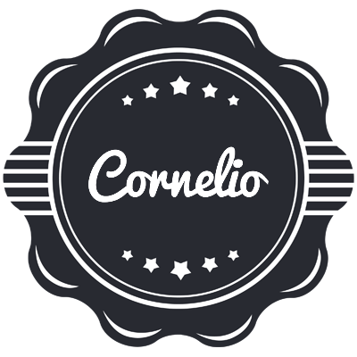 Cornelio badge logo