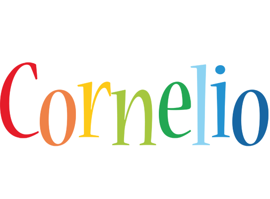 Cornelio birthday logo
