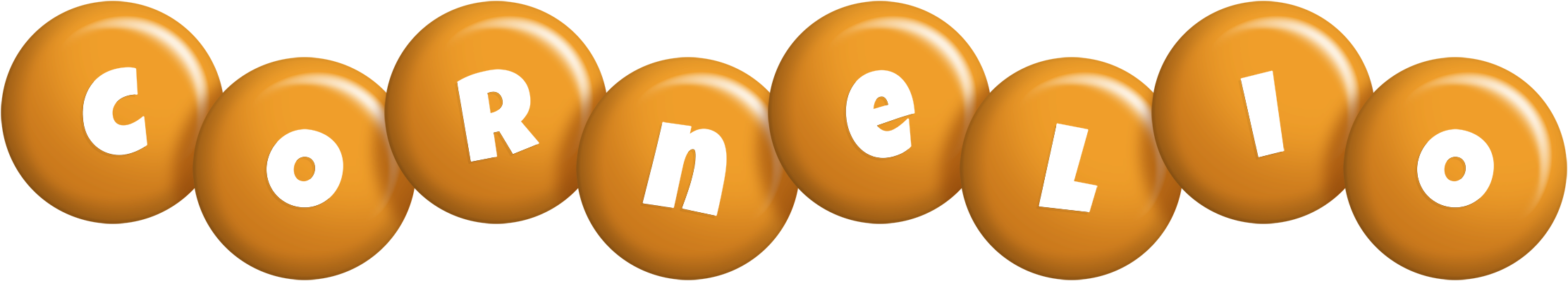 Cornelio candy-orange logo