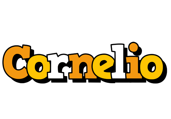 Cornelio cartoon logo